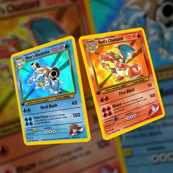 Reds Charizard Blues Blastoise