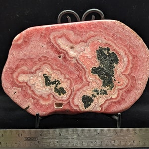 A Rhodochrosite Slab from the Capillitas Mine, Catamarca, Argentina image 2