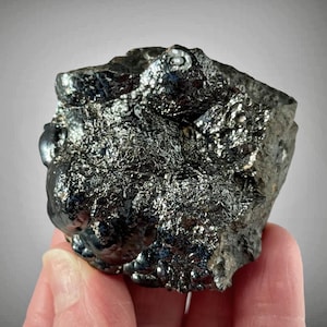 Glossy Hematite Kidney Ore Rocks, Minerals Crystals, Grounding Healing Minerals