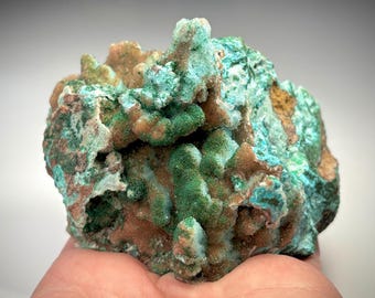 Chrysocolla after Malachite Pseudomorph Fine Congo Rocks Minerals Crystals
