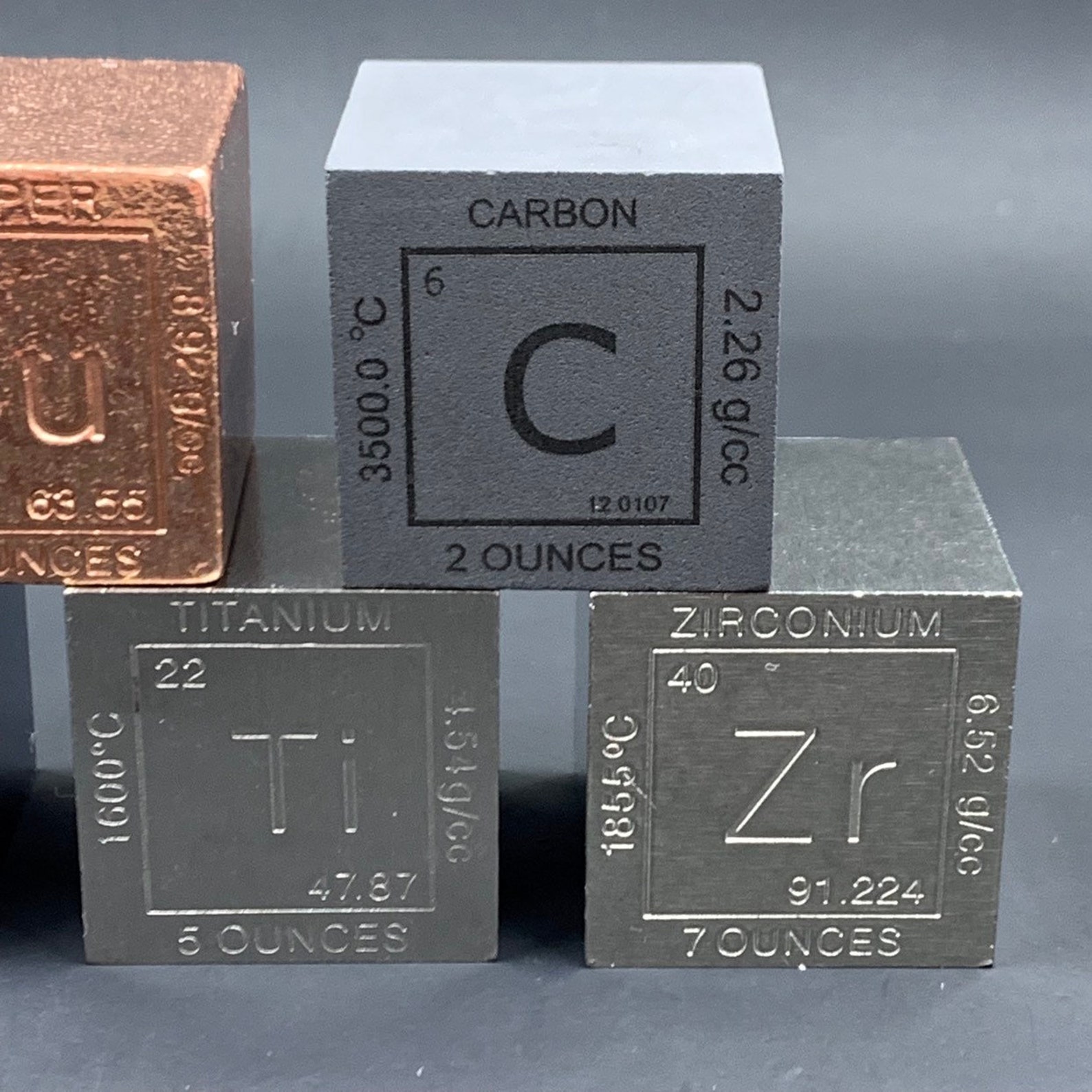Element Cubes // Science Gift // Periodic Table of Elements // Etsy