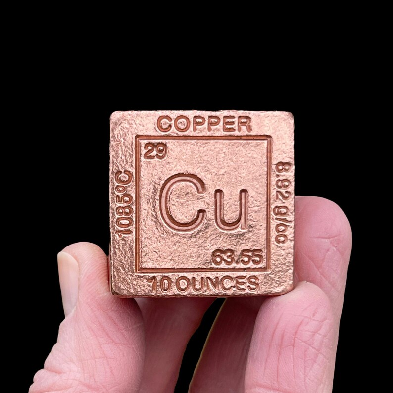 Copper cu ELEMENT Cube / Cubes Sold Separately / BEST SELLER Etsy