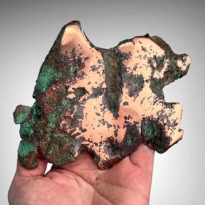 Glacial Float Copper Over 1 Pound Collector Specimen, Lake Superior, Michigan: Display Stand Included