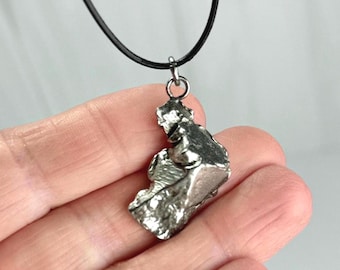 Campo del Cielo Authentic Meteorite Adjustable Necklace, Argentina