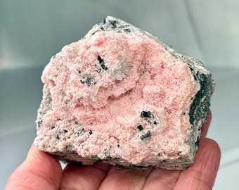 Rhodochrosite with Quartz from Peru
