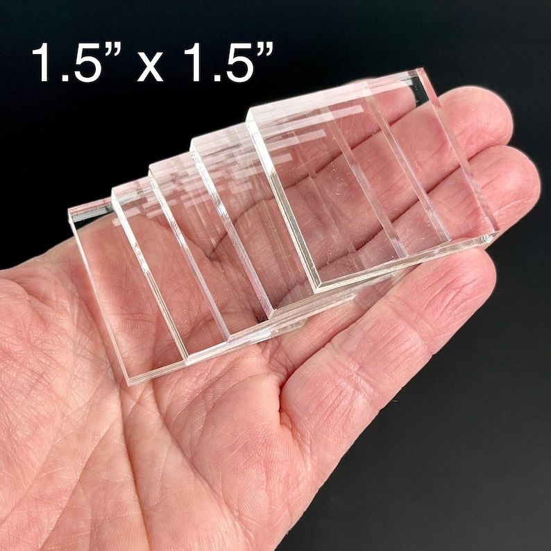 1.5 Acrylic Bases PLUS Mineral PUTTY / Tac for Mineral Etsy