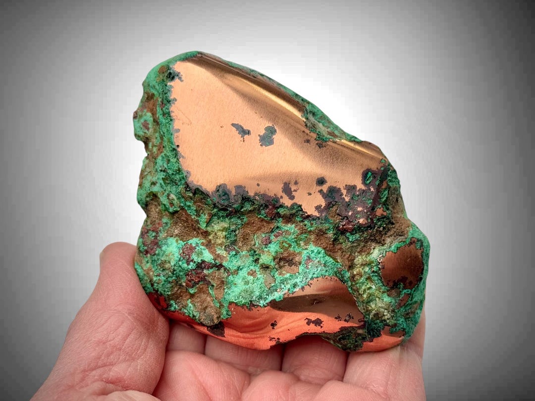 Glacial Native Copper Polished Specimen Michigan Rocks, Minerals and ...
