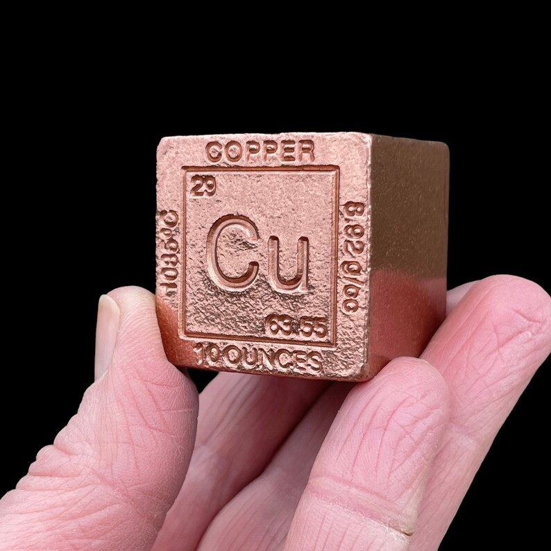 Copper cu ELEMENT Cube / Cubes Sold Separately / BEST SELLER Etsy