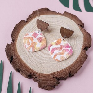 Abstract and Fun Polymer Clay Earrings