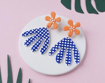 Big Statement Polymer Clay Earrings