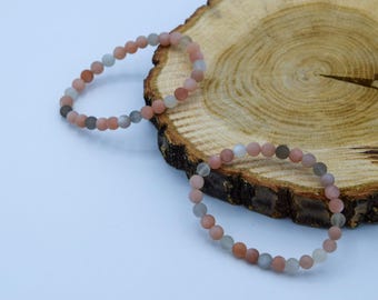 Moonstone matt bracelet - women's stone gift for her - empathy menopause - relieves menstruation moonstruck natural stone