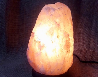 Rosa Himalaya Salz Lampe - Entspannung - therapeutische - einzigartige Wohnkultur