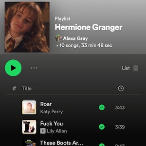 Lista de reprodução personalizada - 10 músicas (baseadas em um tópico, emoção, personagem ou filme)