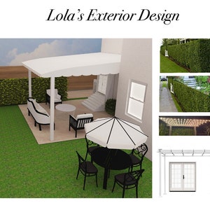 Exterior Design Service- (Backyard Virtual Design)
