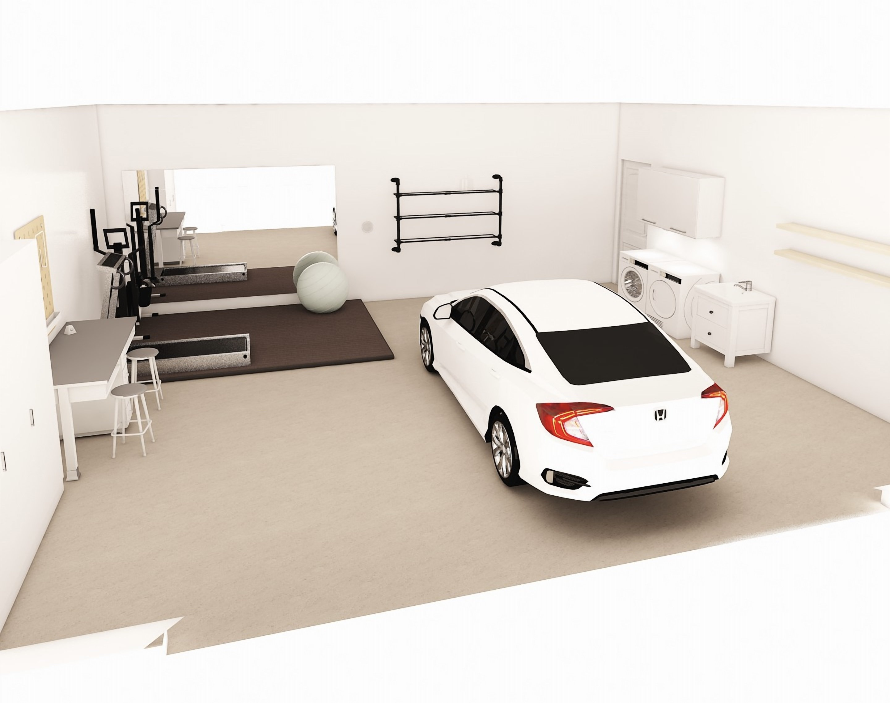 Modern Garage Interior Design
