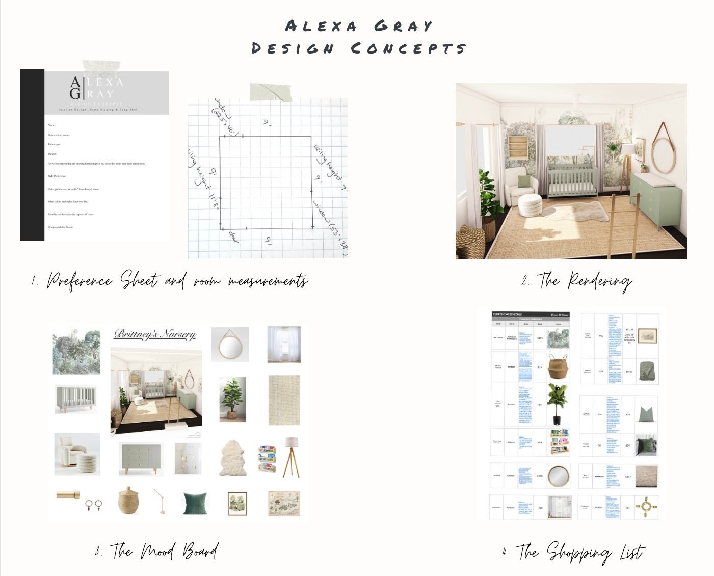 Nursery & Kids Room Interior Design, Rendering, Mood Board and Shopping ...