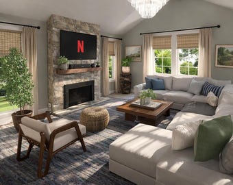 Interior Design Service- Custom Interior Design, Mood Board, Floor Plan, Paint Palette Consultation, Home service