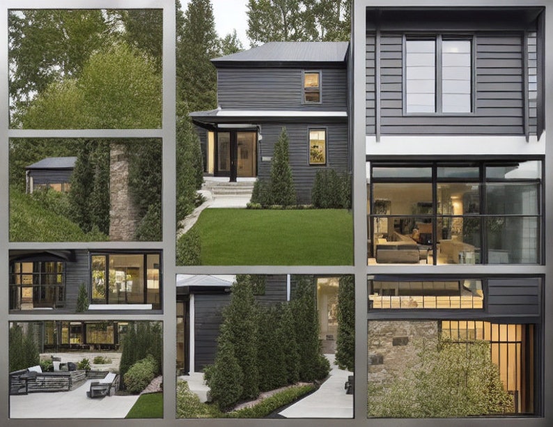 Exterior Home Design Advice/ Curb Appeal Concept Board rendering ...