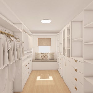Virtual Custom Closet Design, (VIRTUAL Design Only!)- Parts, Sourcing and Installation NOT INCLUDED!