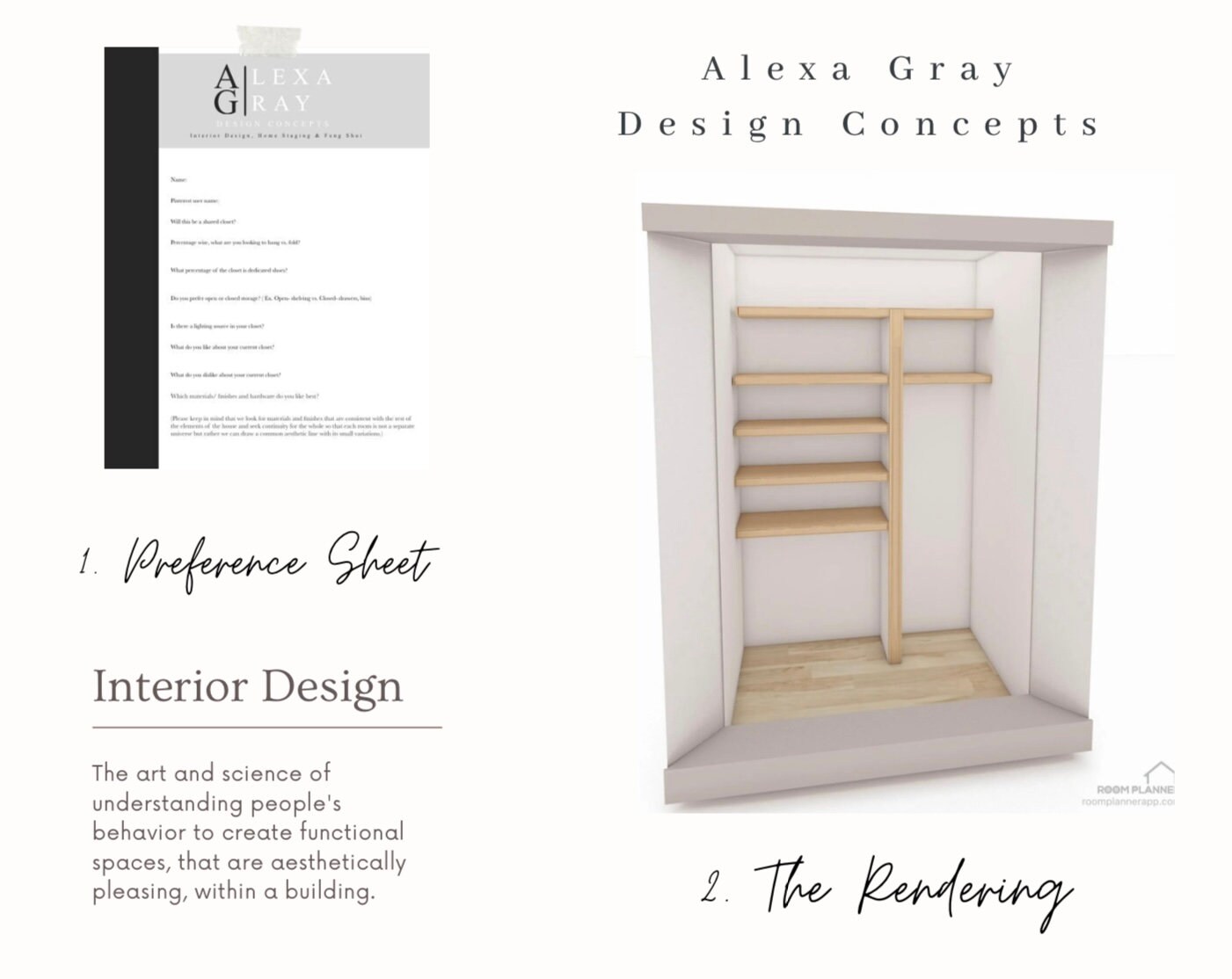 Virtual Custom Closet Design VIRTUAL Design Only Parts Etsy