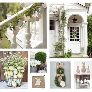 Easter Porch Holiday Decorating Service- Custom Design