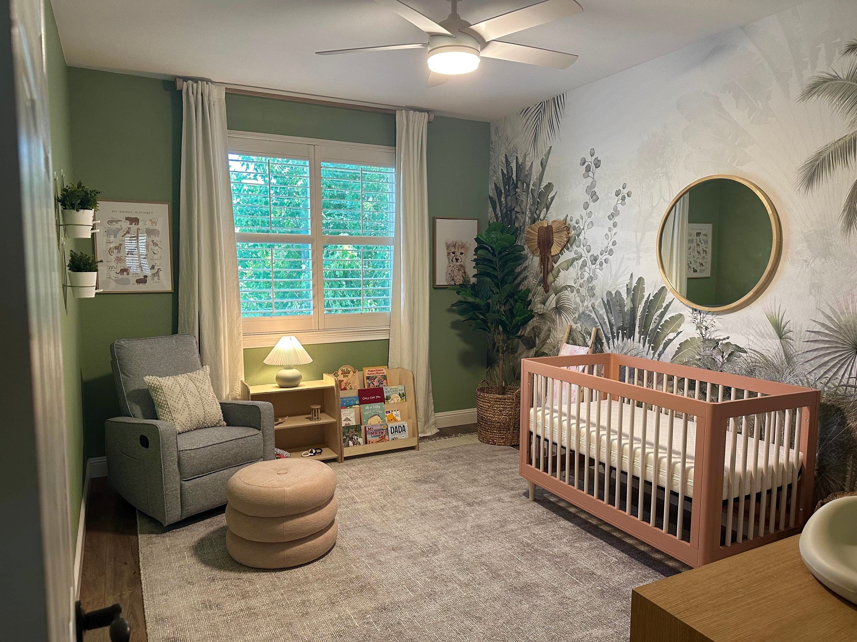 Custom Nursery Interior Design Service, (rendering + Mood Board), E ...