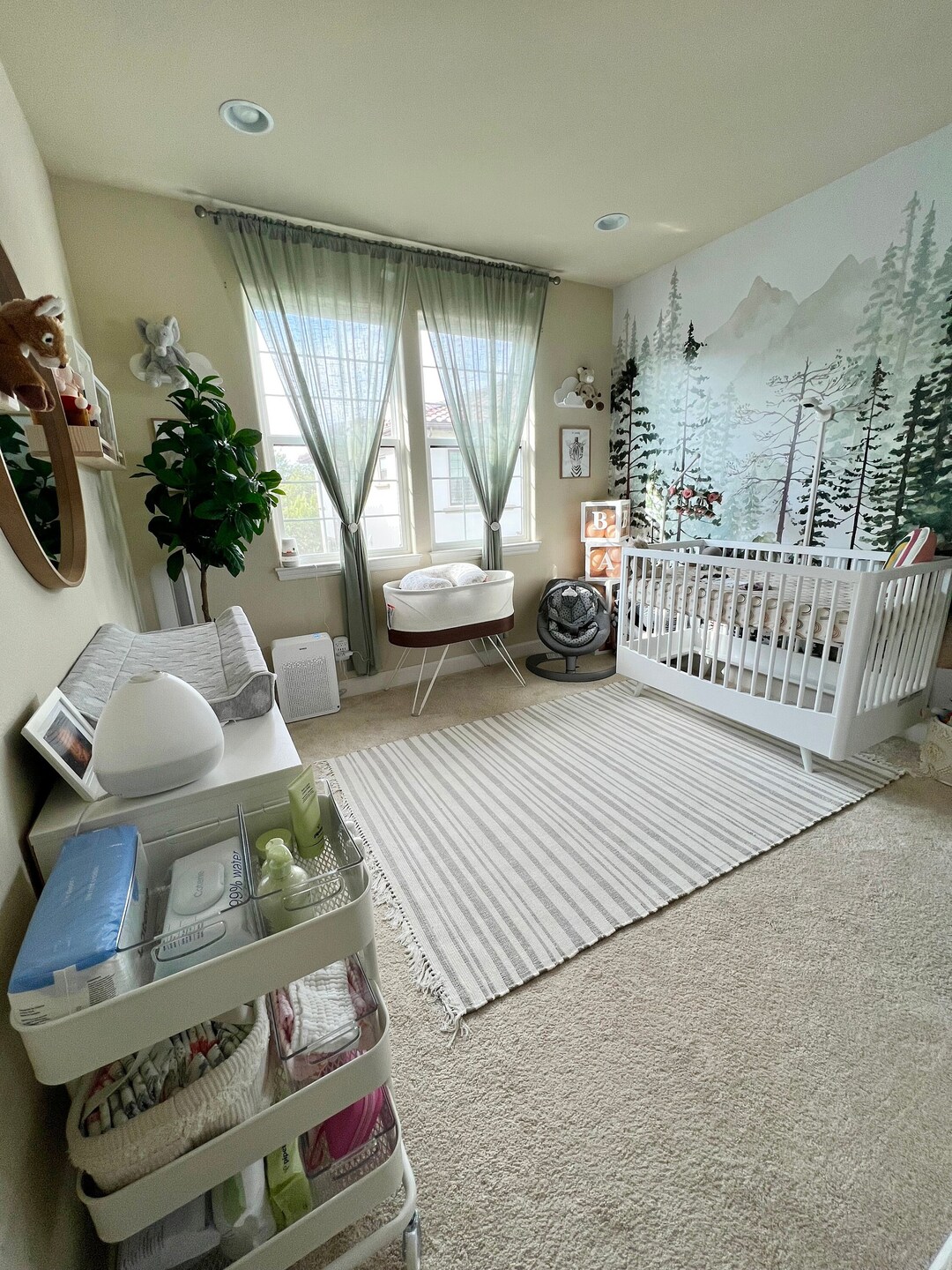 Custom Nursery Interior Design Service, (rendering + Mood Board), E ...