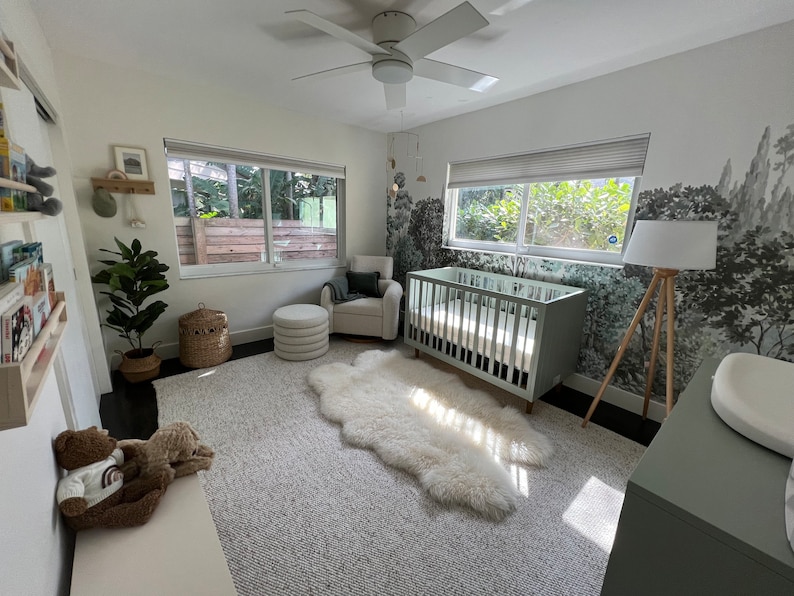 Custom Nursery Interior Design Service, (rendering + Mood Board), E ...