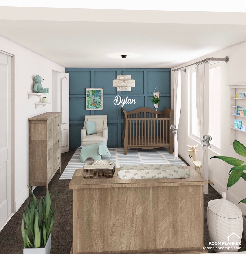 Nursery Interior Design Service Virtual Design Nursery - Etsy