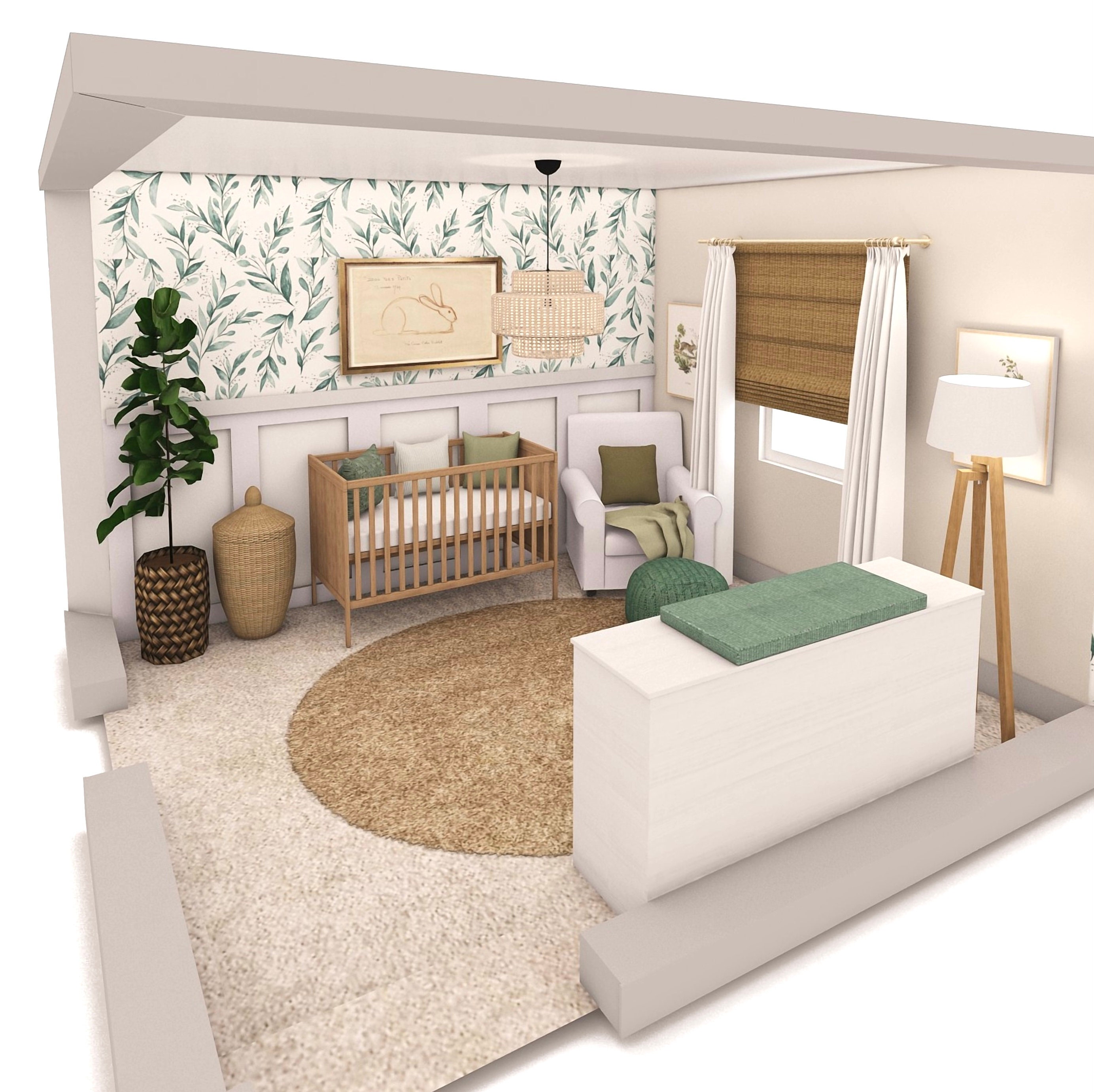 Nursery Interior Design Service Virtual Design Nursery - Etsy