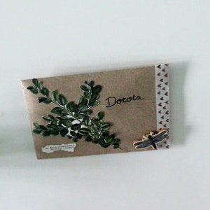 Conjunto de correspondência surpresa - (cartão espiritual personalizado + carta e pequenos extras)