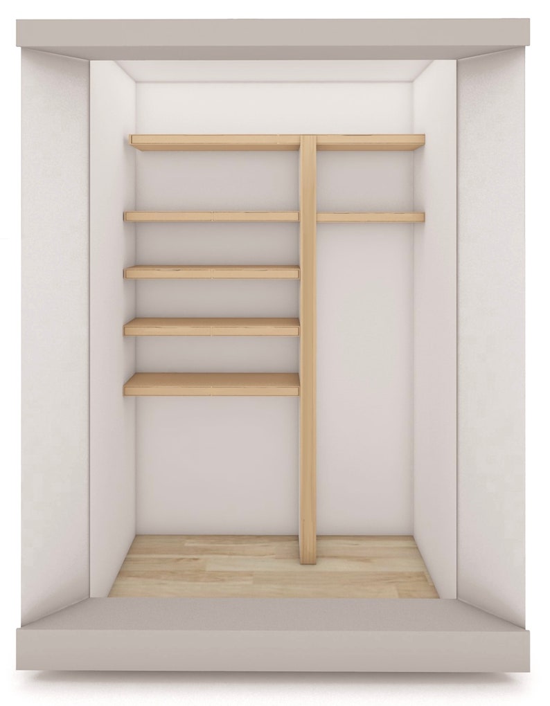 Virtual Custom Closet Design VIRTUAL Design Only Parts Etsy