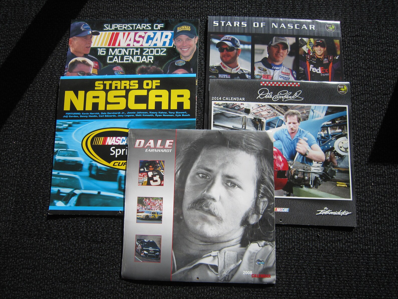 Nascar Calendar lot Dale Earnhardt Etsy