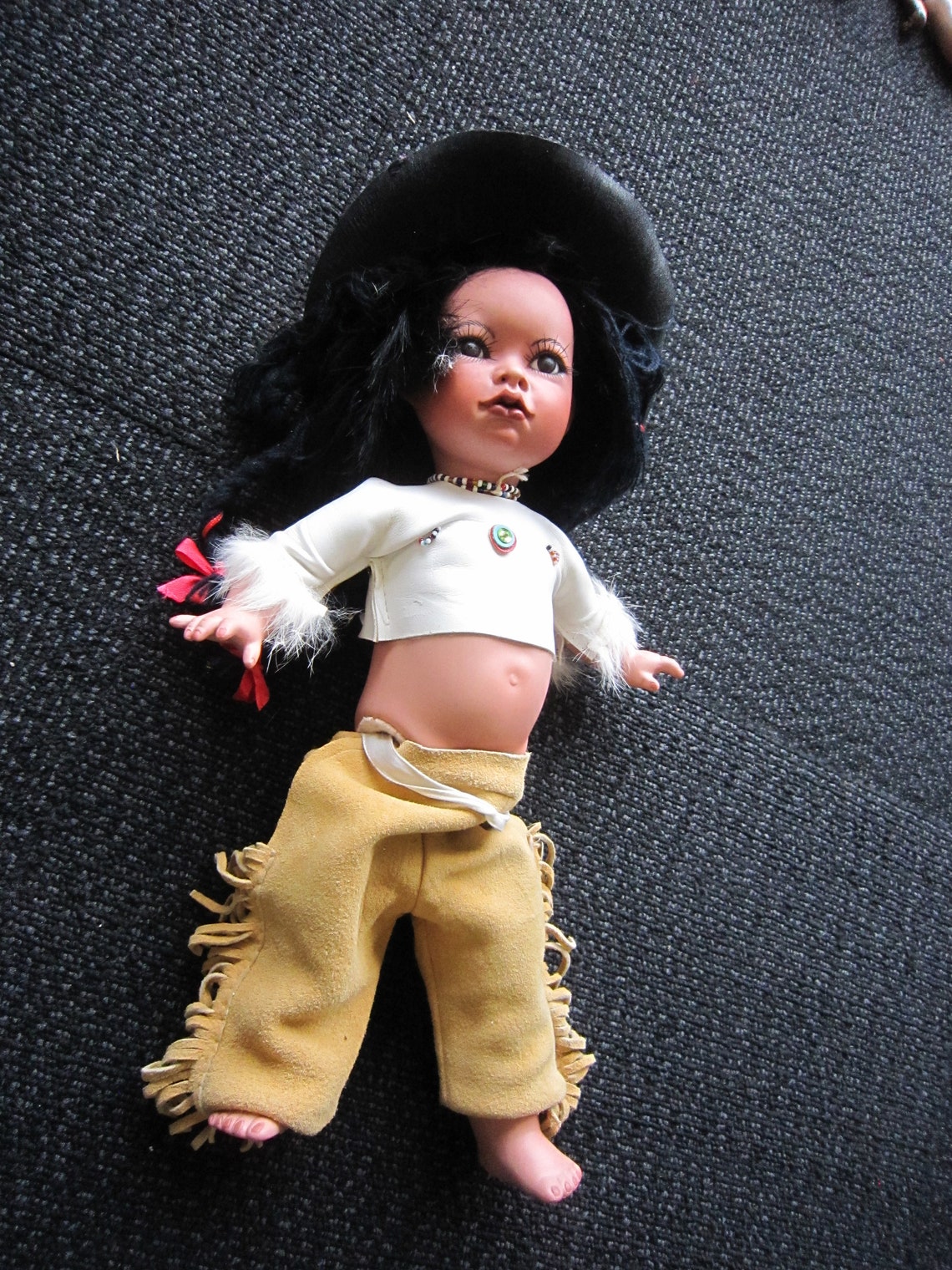 Vintage 15 Porcelain Indian Doll Val Shelton Etsy