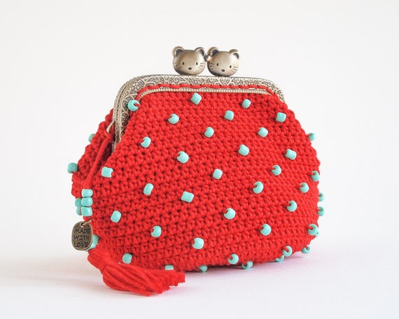 crochet small purse