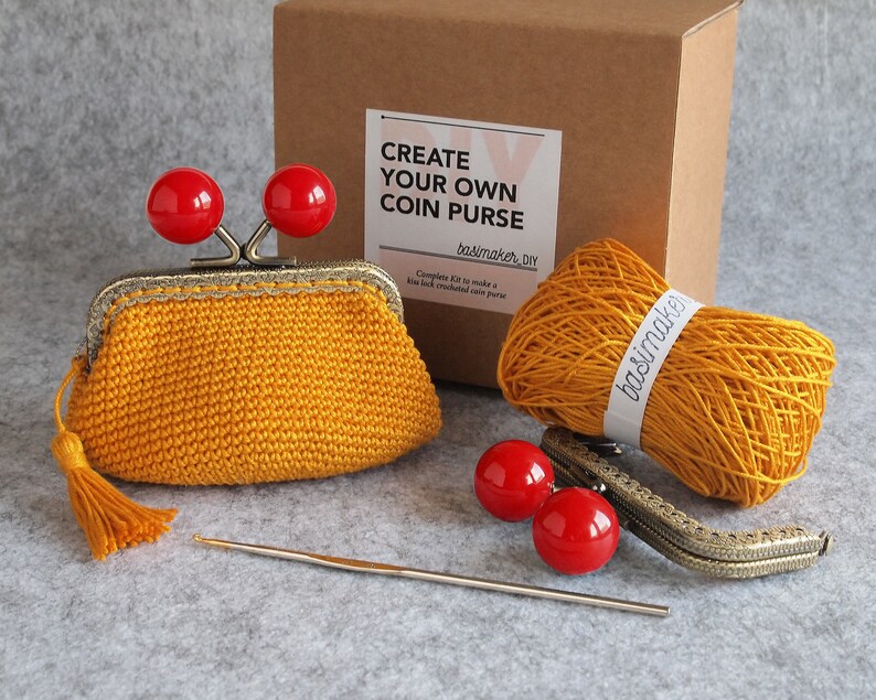Modern craft KIT for adults crochet kit beginner includes Etsy