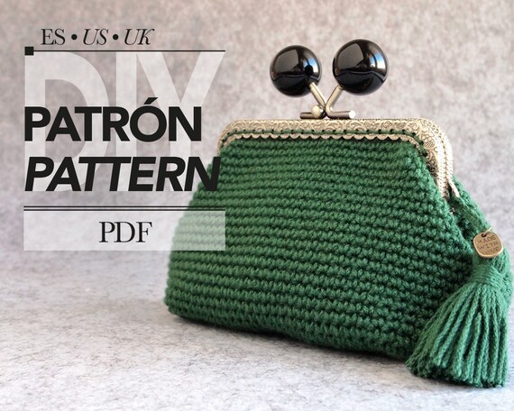 kiss lock coin purse crochet pattern