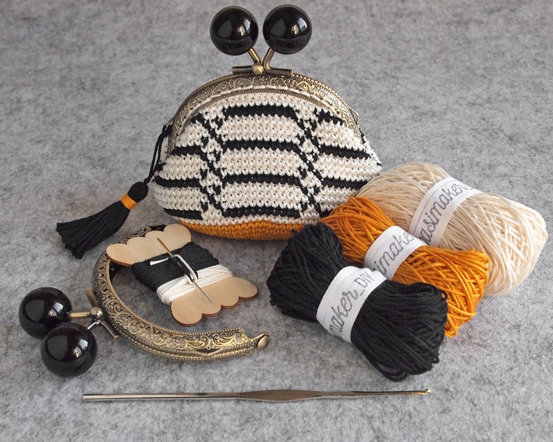 DIY modern crochet KIT complete kit with materials and tools Etsy