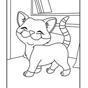20 süße Katze Kätzchen Themen Malvorlagen - Digitaler Download