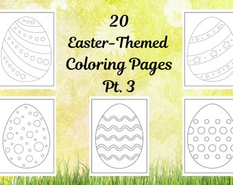 20 Easter-Themed Children's Coloring Pages -Pt. 3