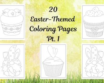 20 Easter-Themed Children's Coloring Pages -Pt. 1