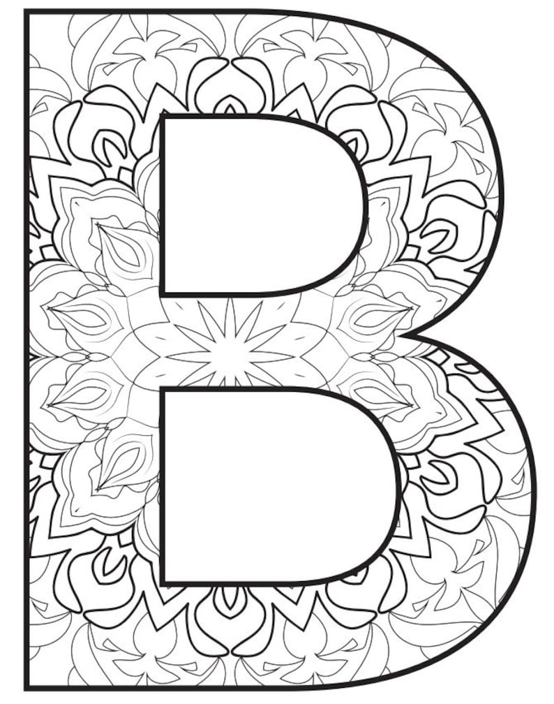 26 Pages Printable Alphabet Coloring - Etsy UK
