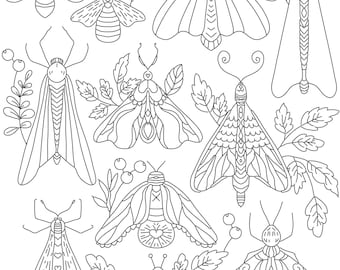 20 Nature Themed Coloring Pages