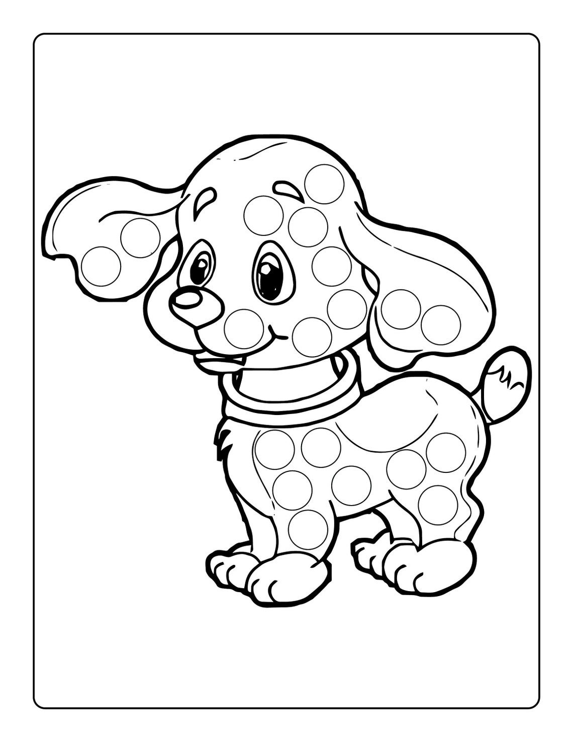 10 Cute Puppies Coloring Pages Digital Download - Etsy