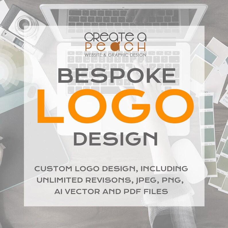 Professional Custom Logo Design Bespoke One Of A Kind Vector Etsy