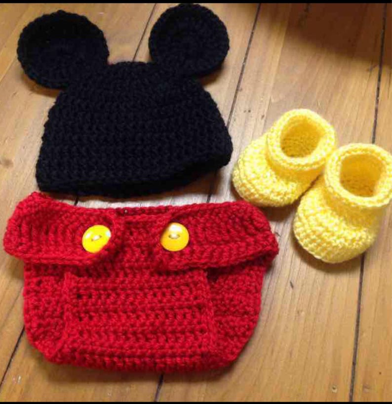 mickey mouse crochet outfit