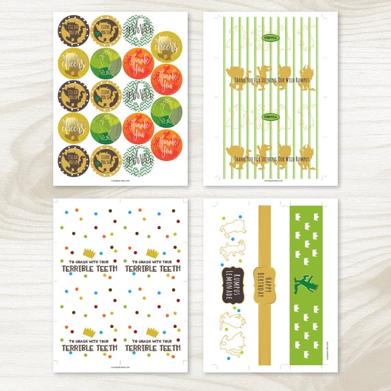 Where The Wild Things Are Birthday Party Decorations Etsy