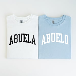 Funny Abuela Matching Shirts Cool Abuela Era Tee Gift for Abuelita Latina Grandma Matching Shirts Mothers Day Shirt Spanish Grandmother Tee