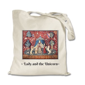Draagtas The Lady and the Unicorn Tapestry - Franse middeleeuwse kunst