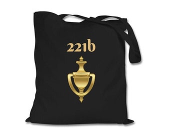 Bolsa de mano 221b de Baker Street: regalo de Sherlock Holmes